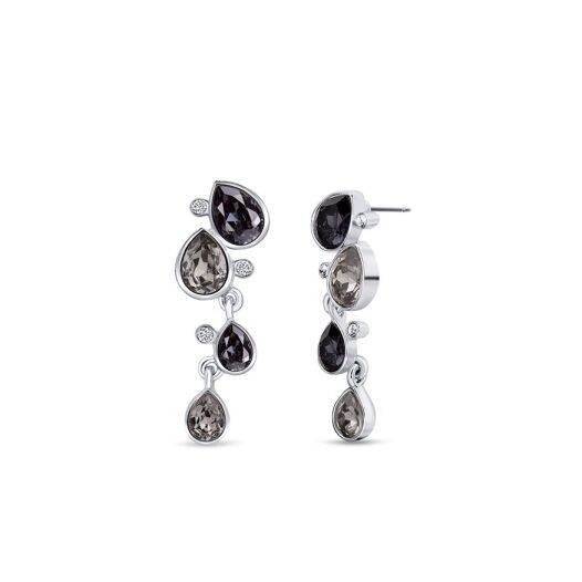 Boucles-oreilles-riviere-de-cristaux-gris-noir