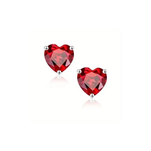 boucles-oreilles-coeur-cristal-rouge-argent