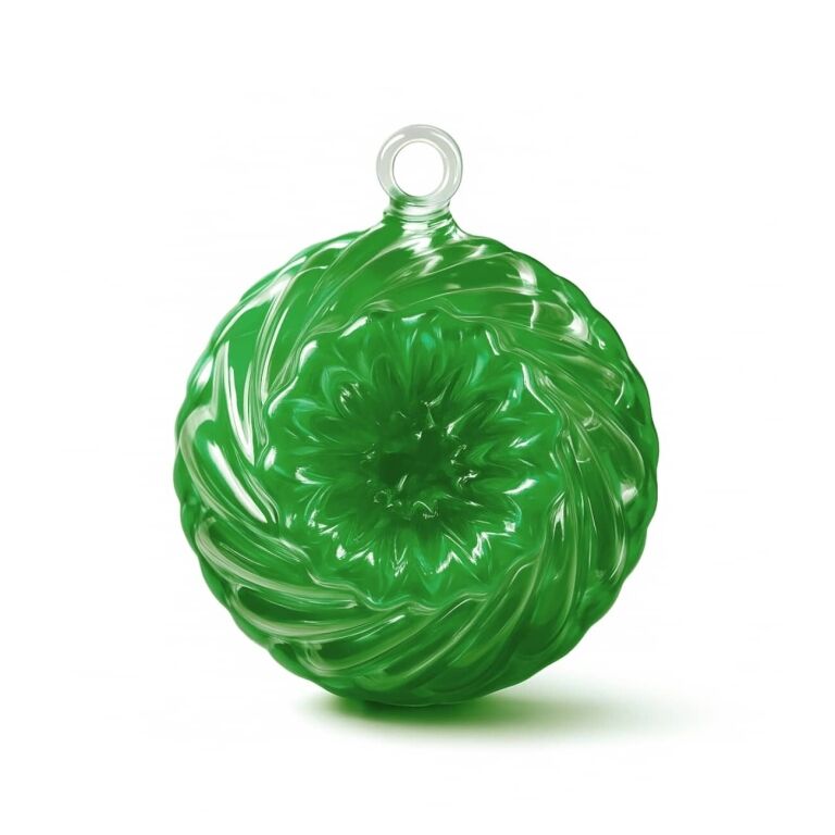 boule-noel-kouglof-vert-cristal