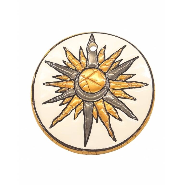 ornement-noel-Soleil-Lunaire-Boggio-faience-emaux-de-longwy