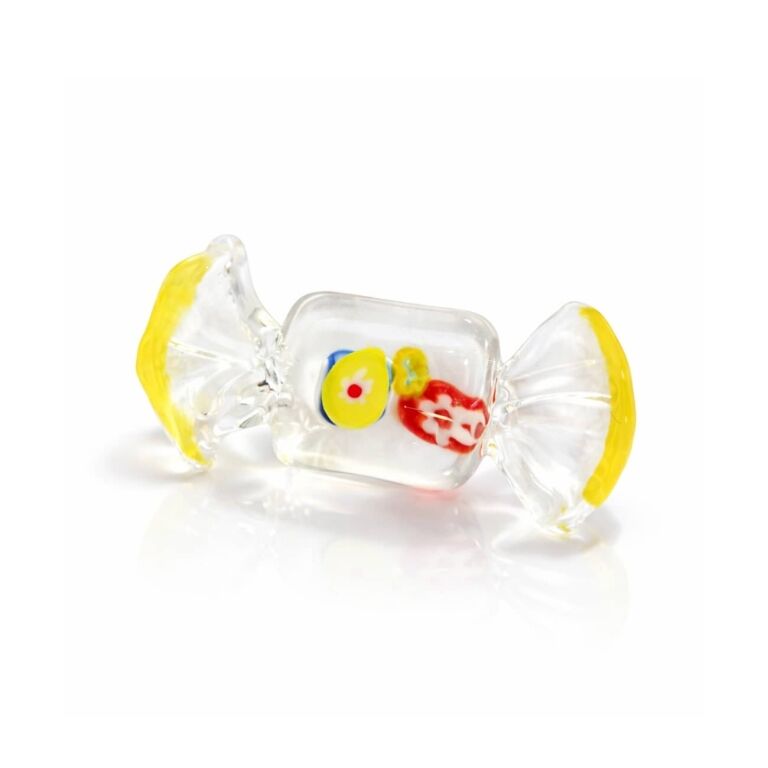 porte-couteau-jaune-millefiori-bonbon