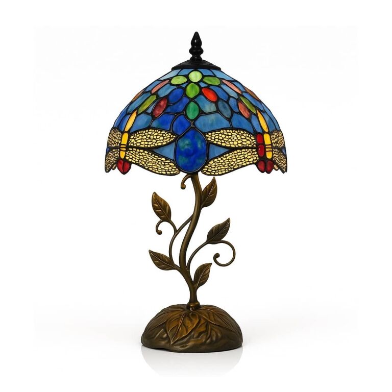 lampe-vitrail-tiffany-fleur